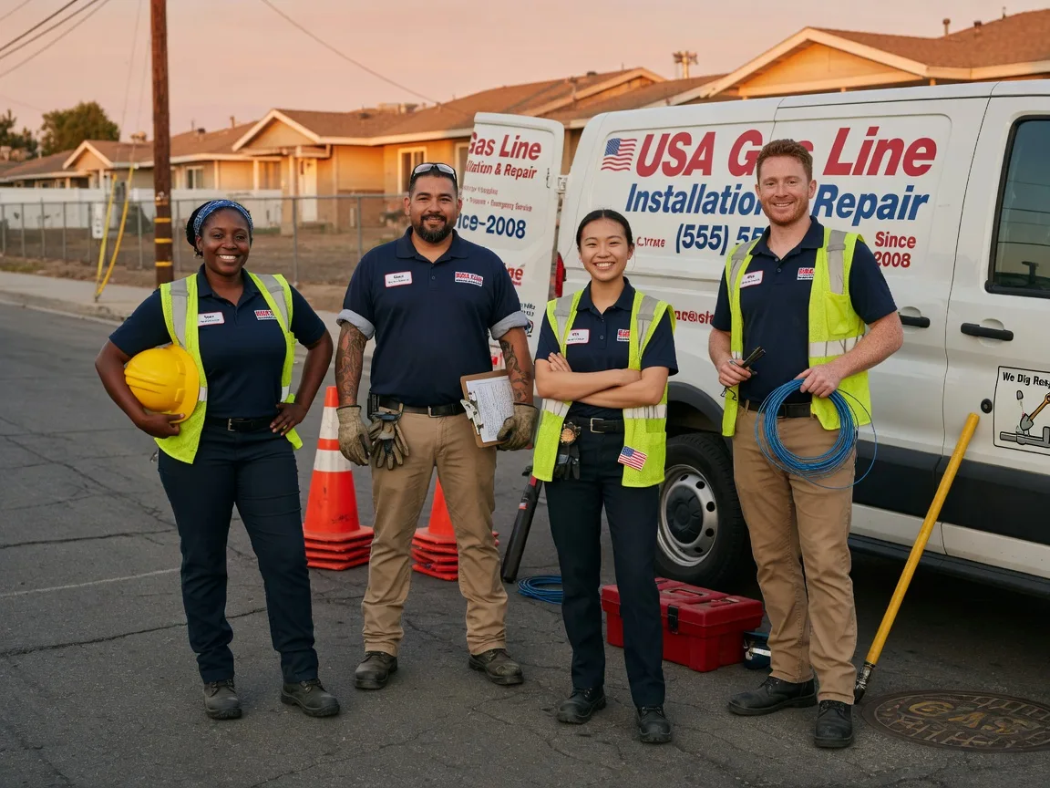 Gas Line Installation company in Higgins, TX